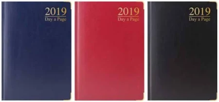 Tallon 2026 Gilt A5 Day A Page Casebound Padded Diary