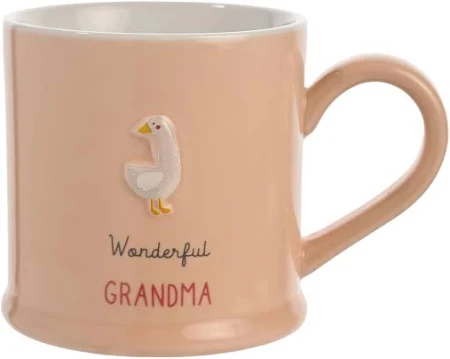 Boss Love Life Embossed Mug Grandma