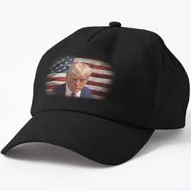 Donald Trump Mugshot 100% American Donald Trump Dad Hat