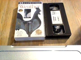 Eyewitness Weather Uk Pal Vhs Video 1996 Andrew Sachs Bbc Tv Natural