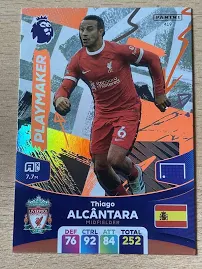 Adrenalyn Xl Premier League 2023 2024 23 24 Thiago Alcantara Liverpool