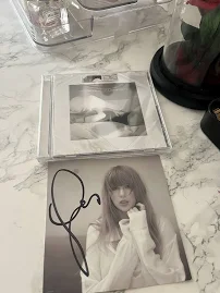 Taylor Swift Signed Cd The Tortured Poets Department Genuine Seller