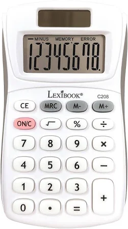 LEXIBOOK C208 Pocket Calculator