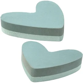 Oasis Ideal Floral Foam Hearts 9 Inch Pack of 2