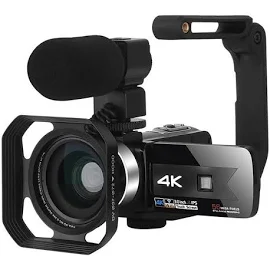 4K 56.0MP 60fps Live Stream Video Camera Recorder Vlog Digital Camcorder Webcam Wi-Fi Ultra HD Digital Camera For Youtube Live Broadcast with 16X