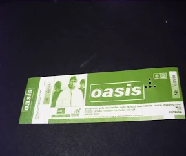 Oasis Ticket Complete Barcelona 2005 Tour 598