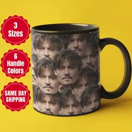 Johnny Depp Coffee Cup, Johnny Depp Fan Gift, Johnny Depp Mug, Johnny Depp Tea Mug, Johnny Depp Fan Gift Idea