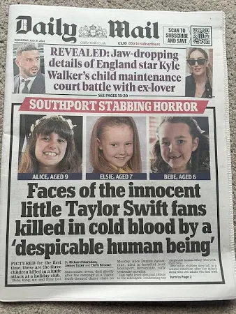 Daily Mail 31st July 2024 31/7/24