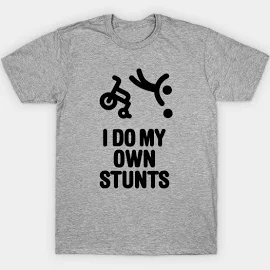 I Do My Own Stunts Funny Wheelchair Basketball T-Shirt | Paralympics