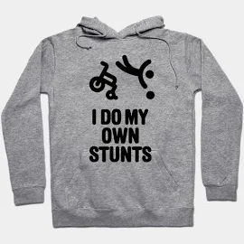 I Do My Own Stunts Funny Wheelchair Basketball Hoodie | Paralympics