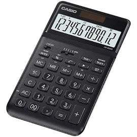 CasioJW-200SC Desk Calculator with Tilt Screen - Black