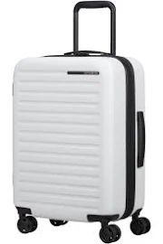 Samsonite Hand Luggage Suitcases Stackd Spinner 55/20 Expandable White