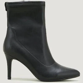 ET Vous Black Stretch Pointed Boots in Size 8