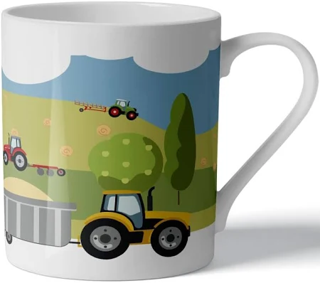 M & G Mustard & Gray Children's China Tea Mug