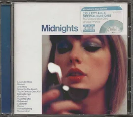 Taylor Swift ‎- Midnights Cd - Sealed - Moonstone Blue Edition