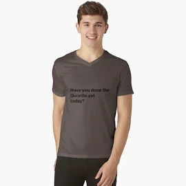 Have You Done The Quordle Yet Today? V-Neck T-Shirt | Redbubble Wordle