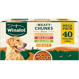 Winalot Perfect Portions Dog Food Mixed in Gravy 40 x 100g