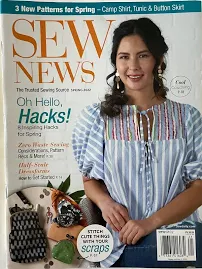 Sew News Magazine Spring 2022 Pre-Owned