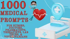 1000 ChatGPT Prompts for Medical Professionals, ChatGPT Prompts Ready to Use, Nurses, Doctors, Vets, MED Students, Lab Techs