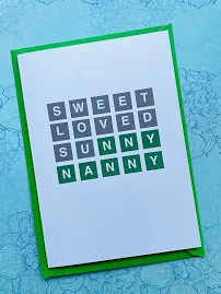 Wordle Nanny card