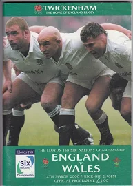 England V Wales Six Nations Championship 4/3/2000