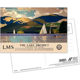 The Lake District - Windermere from Bowness Postcard Pack of 8