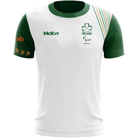 Mc Keever Paralympics Ireland Village Wear Jersey - Adult - White Medium