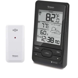 Oregon Scientific BAR206X Weather Station with Temperature & Forecast (Black)