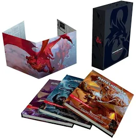 Dungeons & Dragons Core Rulebooks Gift Set (Special Foil Covers Edition with Slipcase, Player's Handbook, Dungeon Master's Guide, Monster Manual, DM Screen) [Book]