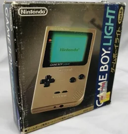 Used Nintendo Gameboy Light Game Boy Gb Mgb-101 Console Gold Tested