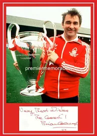 Nottingham Forest Legend Brian Clough Signed (printed) 1979 European