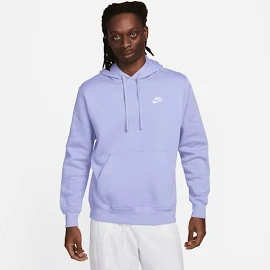 Nike Sportswear Club Fleece Pullover Hoodie - Purple