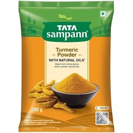 Tata Sampann Turmeric Powder With Natural Oils [pack Of 2] No Added