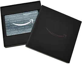 Amazon.co.uk Gift Card For Custom Amount in A Black Box - Free One-Day Delivery