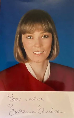 Suzanne Charlton - Bbc Tv Weather Presenter - Autographed Photo