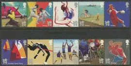 SG3195-3204 Set of 10 2011 Olympics and Paralympics Games