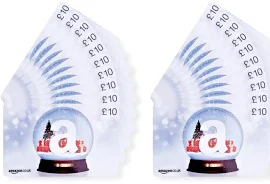 Amazon.co.uk £10 Gift Cards - 20-Pack (Christmas Globe)