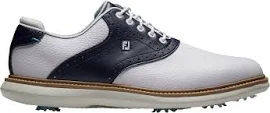 FootJoy Men's Traditions Golf Shoes - White Navy / 14