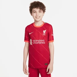 Nike Liverpool 2021/22 Kids Home Shirt - Red 6-8 Years