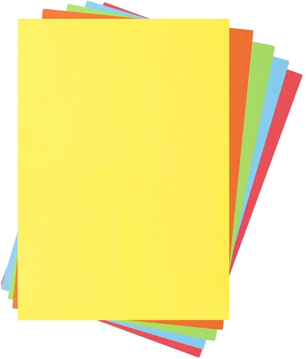 Quality A5 Pastel Colour Coloured Paper 80gsm Printer Copier Cardmaking Folding Craft Page Ream Sheet