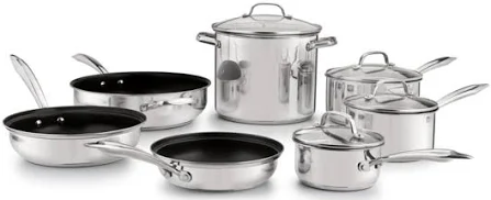 George Home Silver Cookware Set of 7