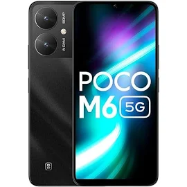 POCO M6 5G (Galactic Black, 4GB RAM, 128GB Storage) | MediaTek Dimensity 6100+ 5G Processor | 5000 mAh Battery + 18W Fast Charging | 50 MP AI Dual-Cam