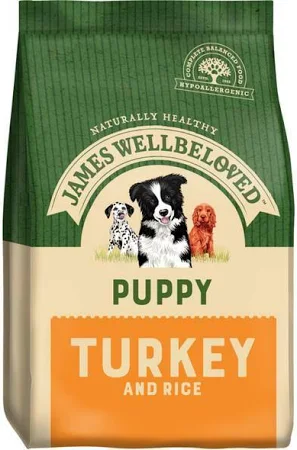 Jwb Puppy Dog Turkey &amp; Rice Kibble 5x2kg (10kg) Bulk Buy