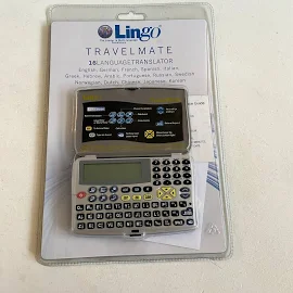 Lingo Travelmate Tr-1650c 16 Language Digital Handheld Translator