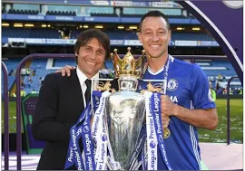 A4 Poster. Chelsea Football Club: Conte and Terry Celebrate Premier - Chelsea FC Images