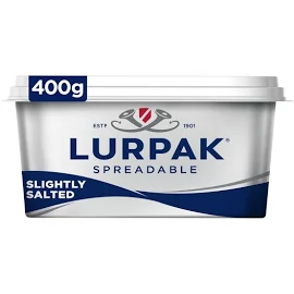 Lurpak Slightly Salted Spreadable Blend of Butter & Rapeseed Oil 400g