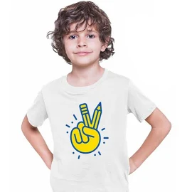 No War Peace in Ukraine T-Shirt Anti Russia Occupation Putin Ukraine War Conflict, White / Kids-3/4 Years