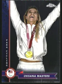 2024 Topps Chrome U.s. Olympic And Paralympic Hopefuls 91 Oksana