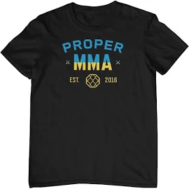 Proper MMA Ukraine T-Shirt | Various Colours Black / 2X-Large