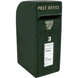 Monster Shop - Royal Mail Post Box Irish Cast Iron Wall Mounted Royal Mail